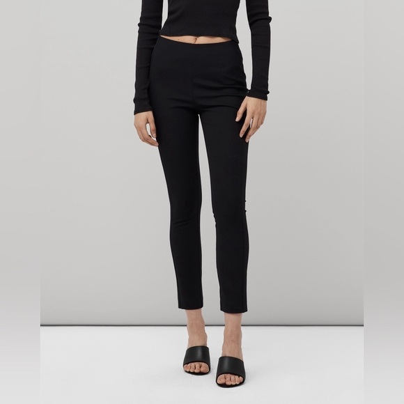 Rag & Bone Simone Equestrian Stretch Slim Fit Pant Black Size 10 - Picture 2 of 8